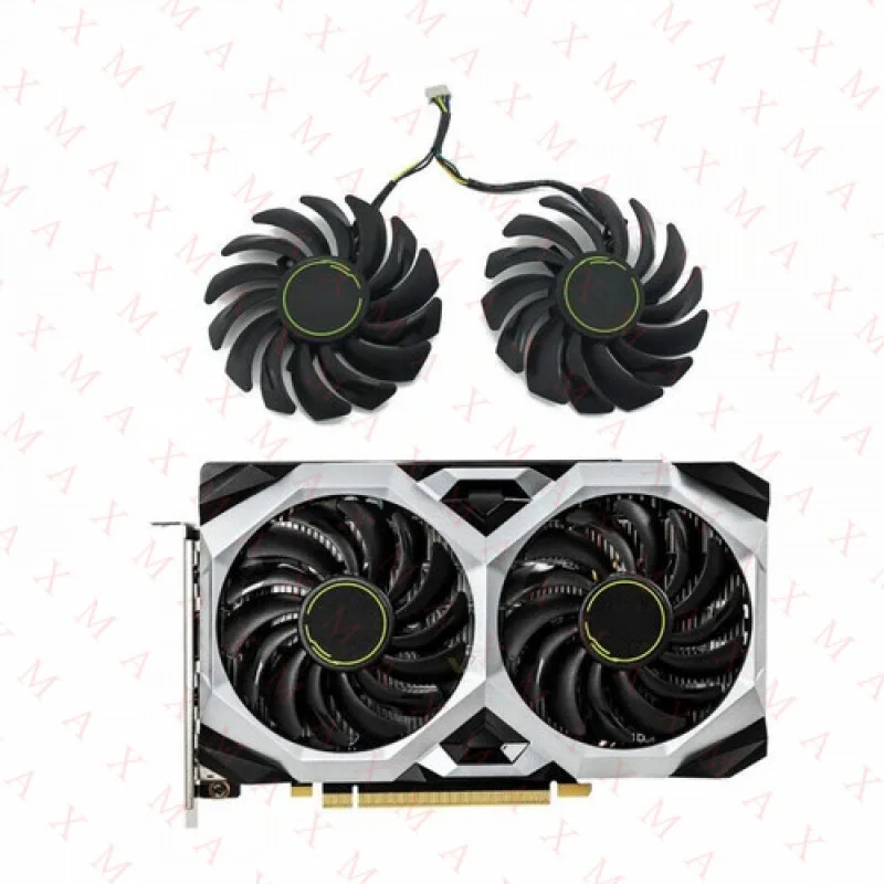 

LL пара вентиляторов, вентилятор-кулер для графического процессора для MSI GeForce GTX 1660 1660Ti SUPER PLD09210S12HH