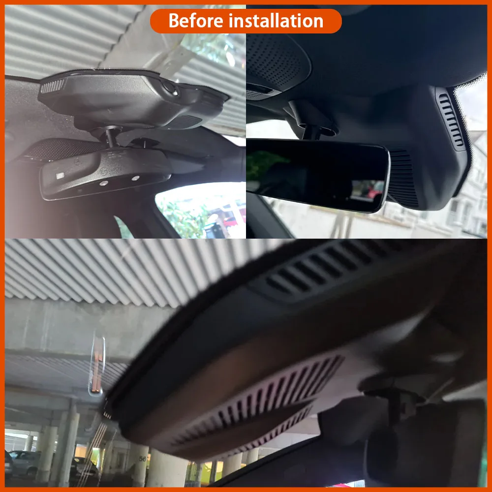 for Mercedes Benz GLC X253 C253 EQC N293 Facelift 2019-2023 Video Recorder 4K Lens DVR Dash Cam Wifi Camera 170° Wide Angle