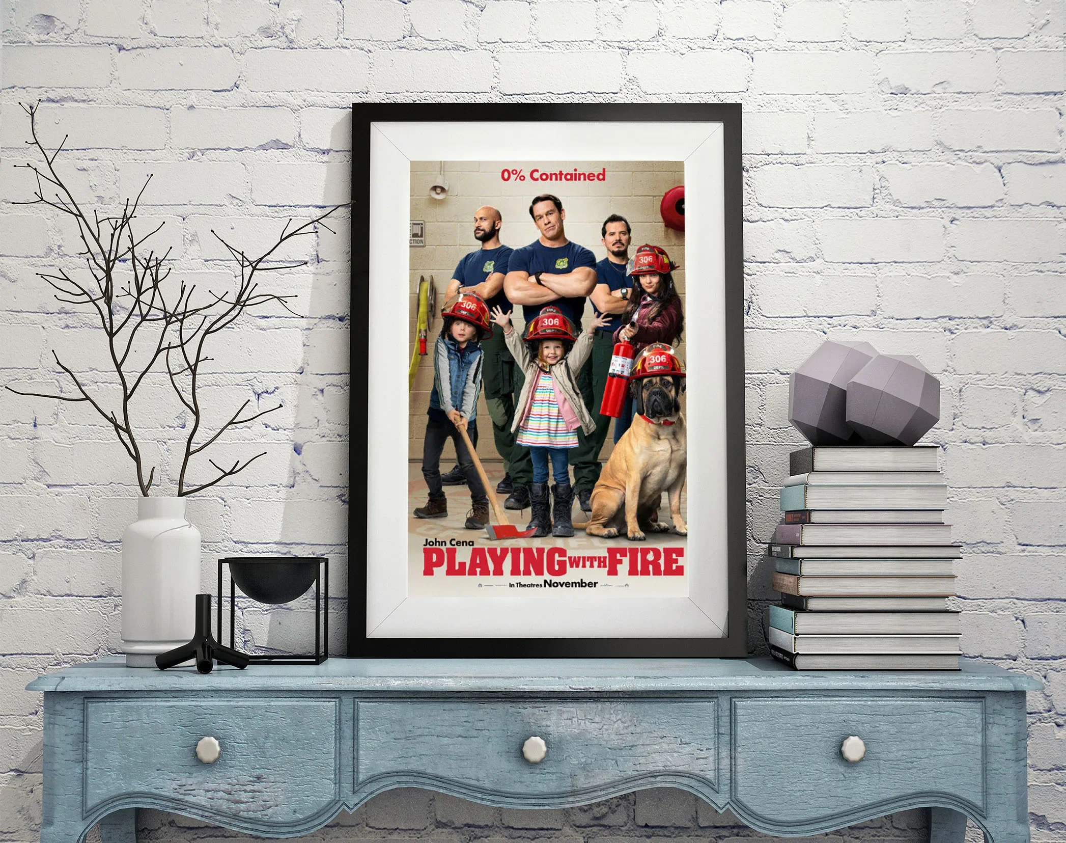 L0173 Playing with Fire Movie Silk Fabric Poster Art Decor Indoor Painting Gift