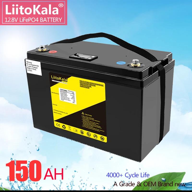 

Аккумулятор LiitoKala Lifepo4 12,8 В, 12 В, 1200 а/ч, а, BMS для лодок, Вт, для хранения солнечной энергии, инвертор для гольф-мобилей, RV в, 20 А