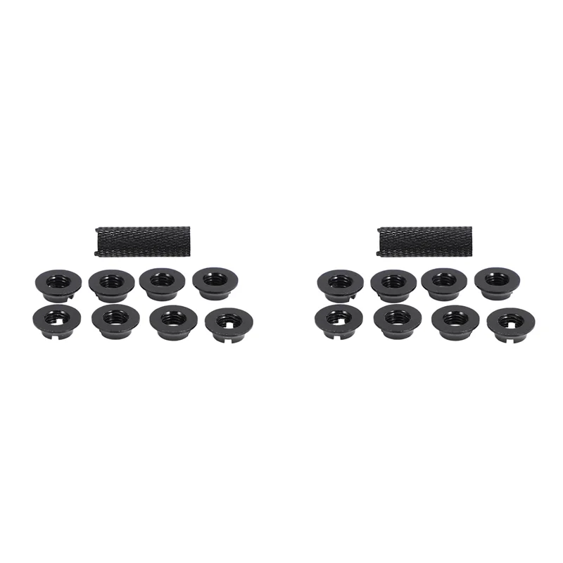 【Лист-Личность!】2 шт. для FUTABA пульт дистанционного управления JR/Frsky, тумблер, аксессуары, 8 шт., гайка из алюминиевого сплава, черная