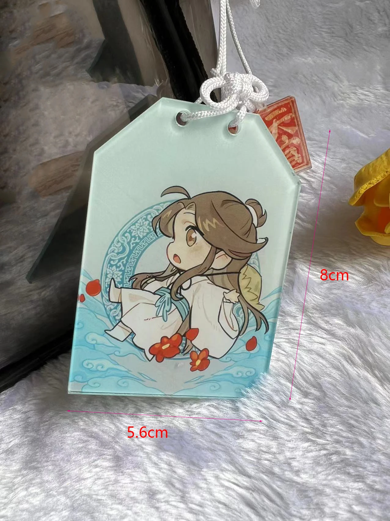 Tian Guan Ci Fu Amulet Cosplay Anime Heaven Official’s Blessing Acrylic Talisman Cute Cartoon Gift Best Wishes