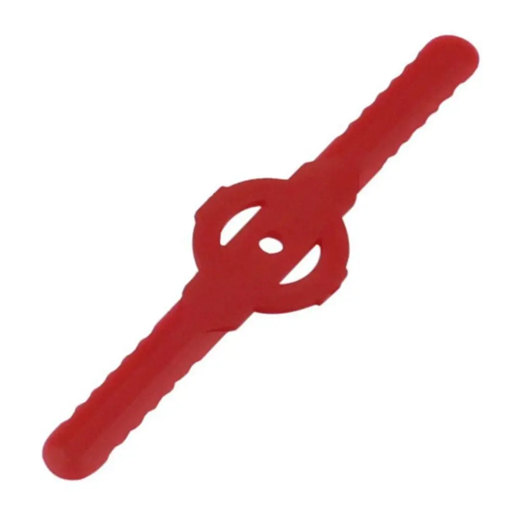 10PCS Durable Lawn Trimmer Lawn Mower Blade Replace Blade Plastic Grass Trimmer Blade Automatically Fold Yard