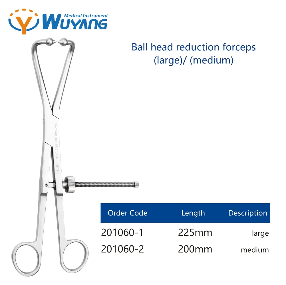 Kugelkopf-Reduktion zange (Fingerring-Typ), chirurgische Orthesen instrumente, Reduktion zange