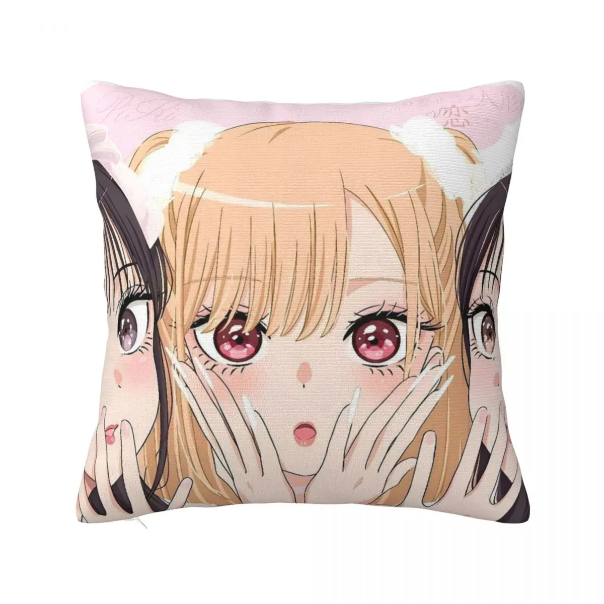 Pillow Cover My Dress Up Darling Kitagawa Marin Anime Cushion Cover Morden Pillow Case For Wedding Party Home Decor Pillowcases