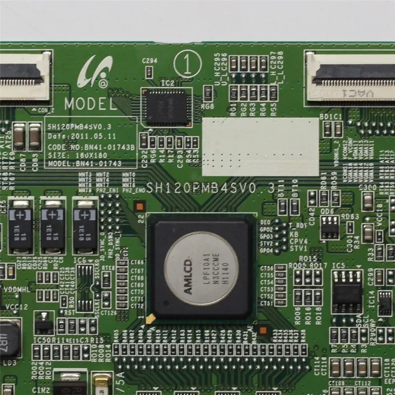 T-CON Board para Business Plate Display Card, Teste Profissional, Tcom, SH120PMB4SV0.3, Original