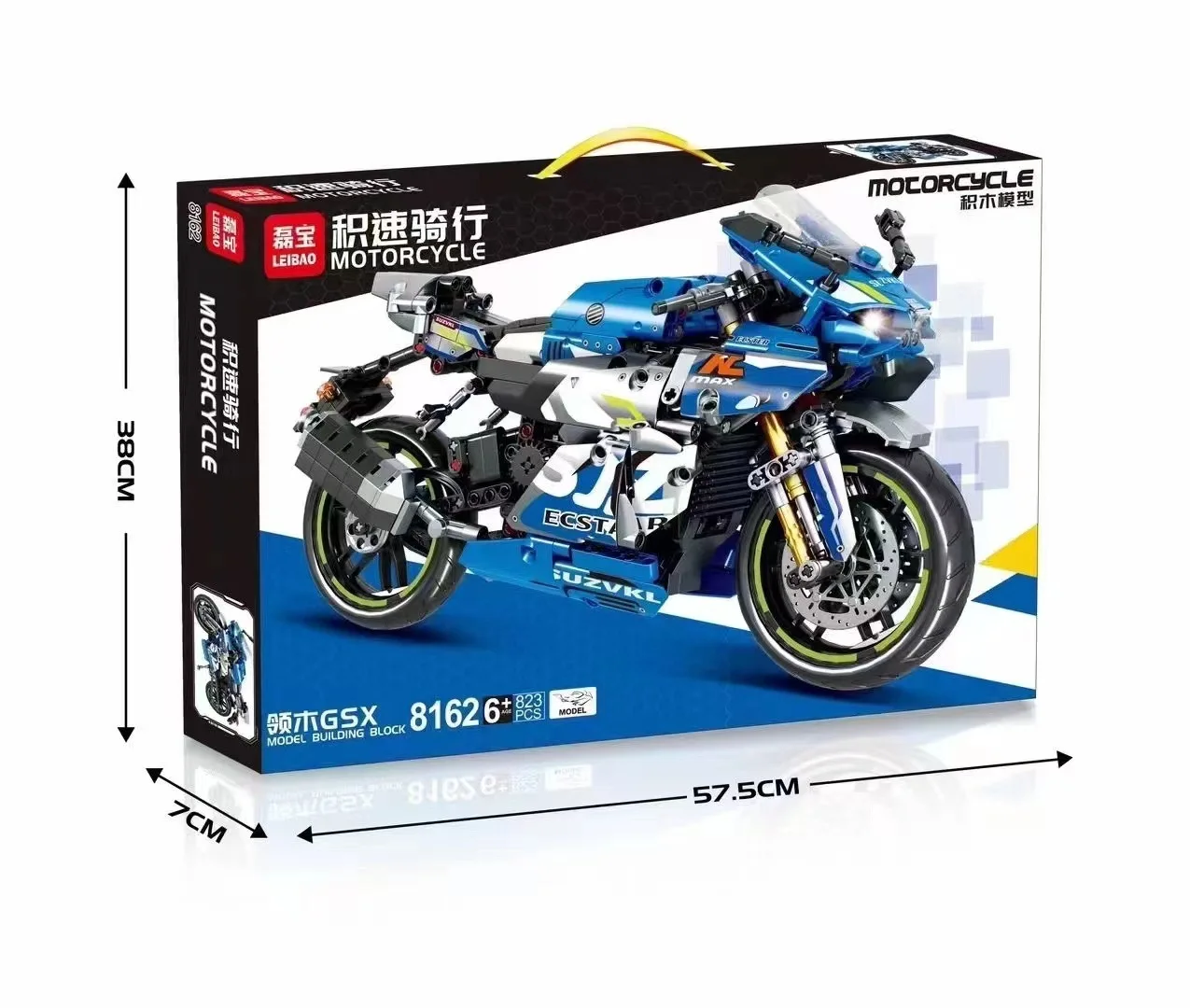 Motorcycle Toy Building Blocks Kit,Stem Bricks Sets,Toys for Boys,Build A Model Motorcycle