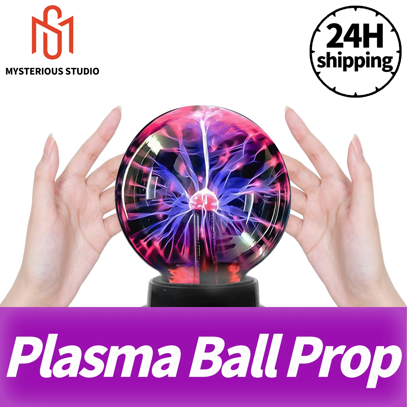 Mysterious Studio Secret Room Escape Game Mechanism Props Electronic Puzzle superb 1987 GY Plasma Ball Static Luminous Touch