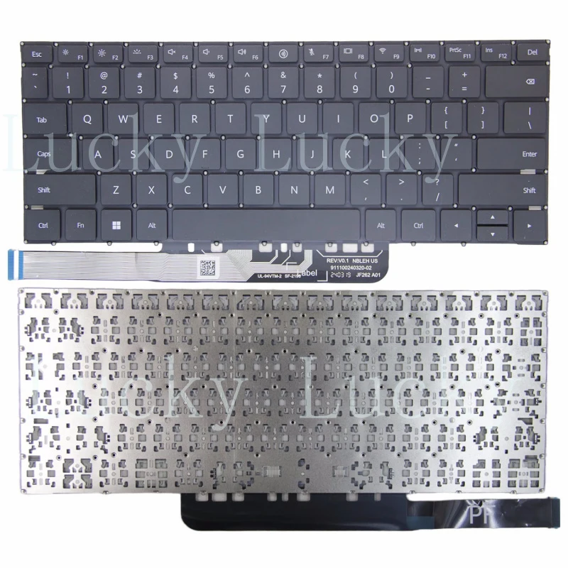 f New For Huawei MateBook MDF-16 MDG-16 MDG-24 FLMH-16 FLMH-32 US Backlit Keyboard