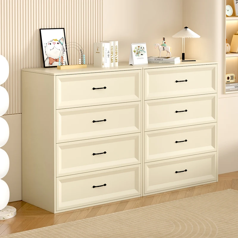 

Drawer storage tin cabinet living room against the wall floor steel bedside table