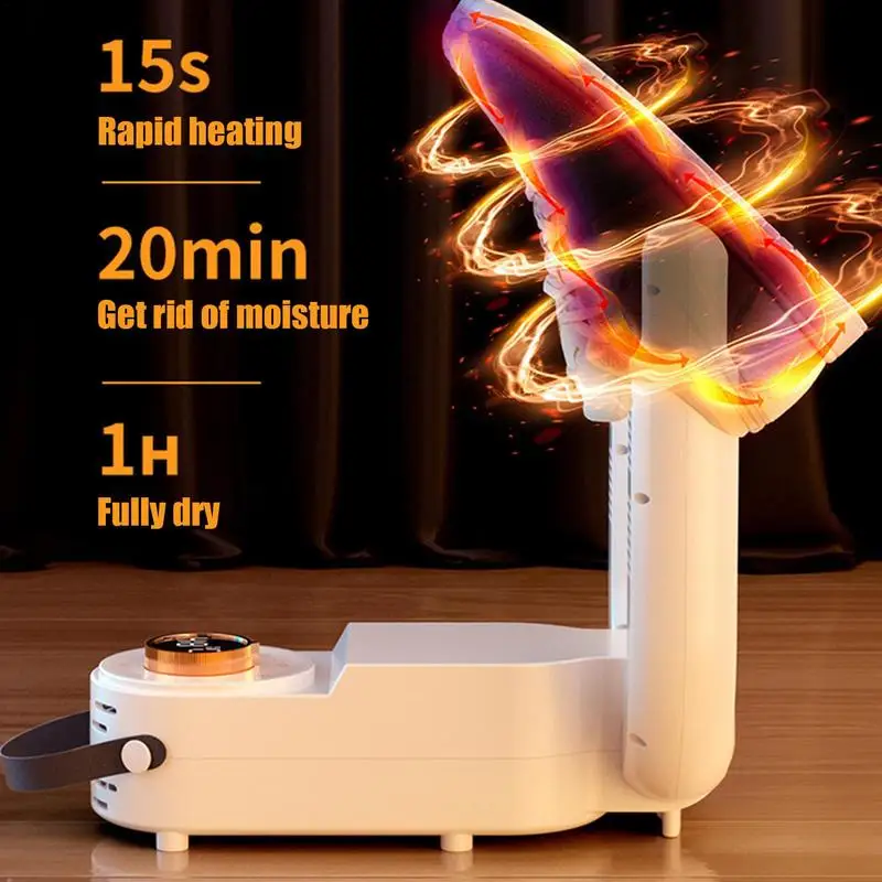 Fast Drying Shoe UV Shoe Dryer Warmer timer Deodorizer Eliminate Odor Socks Boot mute Dryer Foot Dryer