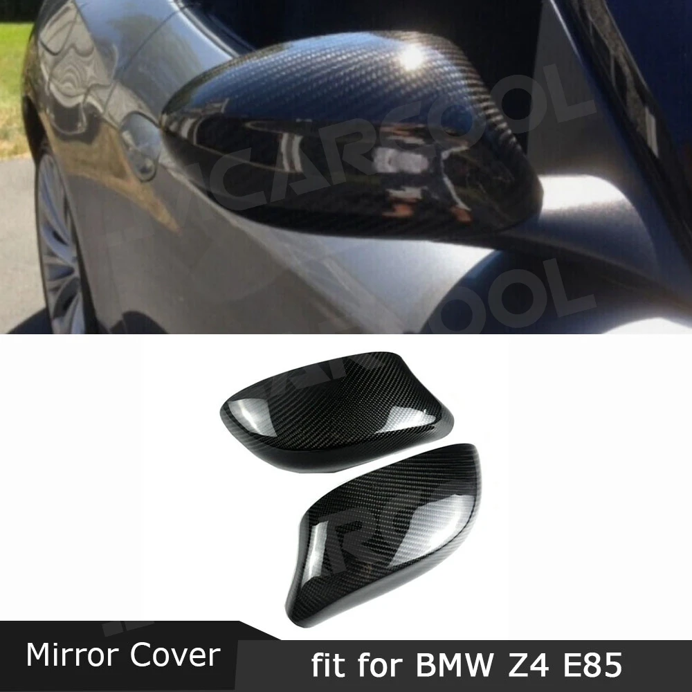 

JMCARCOOL крышка зеркала заднего вида для BMW Z4 E85 2002-2008 углеродное волокно автомобильное зеркало бокового вида крышка корпус комплекты кузова