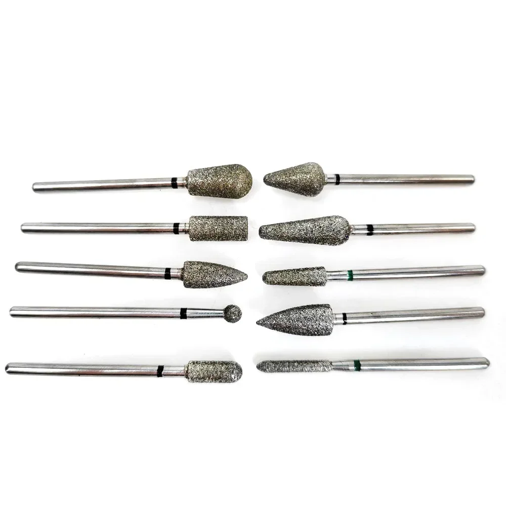 

20pcs/Set Dental Diamond Bur HP Electroplated Kit Grind Zirconia Grind Polishing Head Ceramics Dentistry Lab Tools Materials