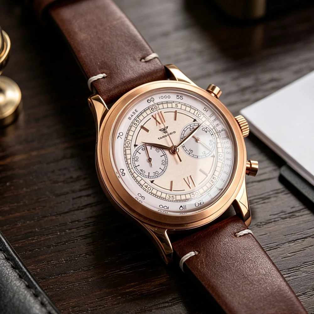 orologio-da-uomo-tandorio-retro-38mm-in-oro-rosa-orologi-sportivi-con-movimento-miyota-os20-cronografo-al-quarzo-vetro-arcuato-nero-e-bianco