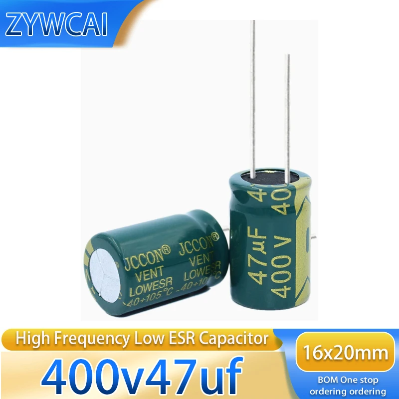 16x20 400v 450v 47uf 33uf 5PCS High Frequency Low Resistance Capacitor view 5