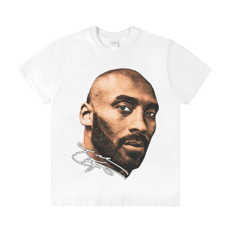 Pay Tribute To Kobe - This Heavyweight Pure Cotton Digital-printed Trendy Short-sleeved T-shirt for American Basketball Fans