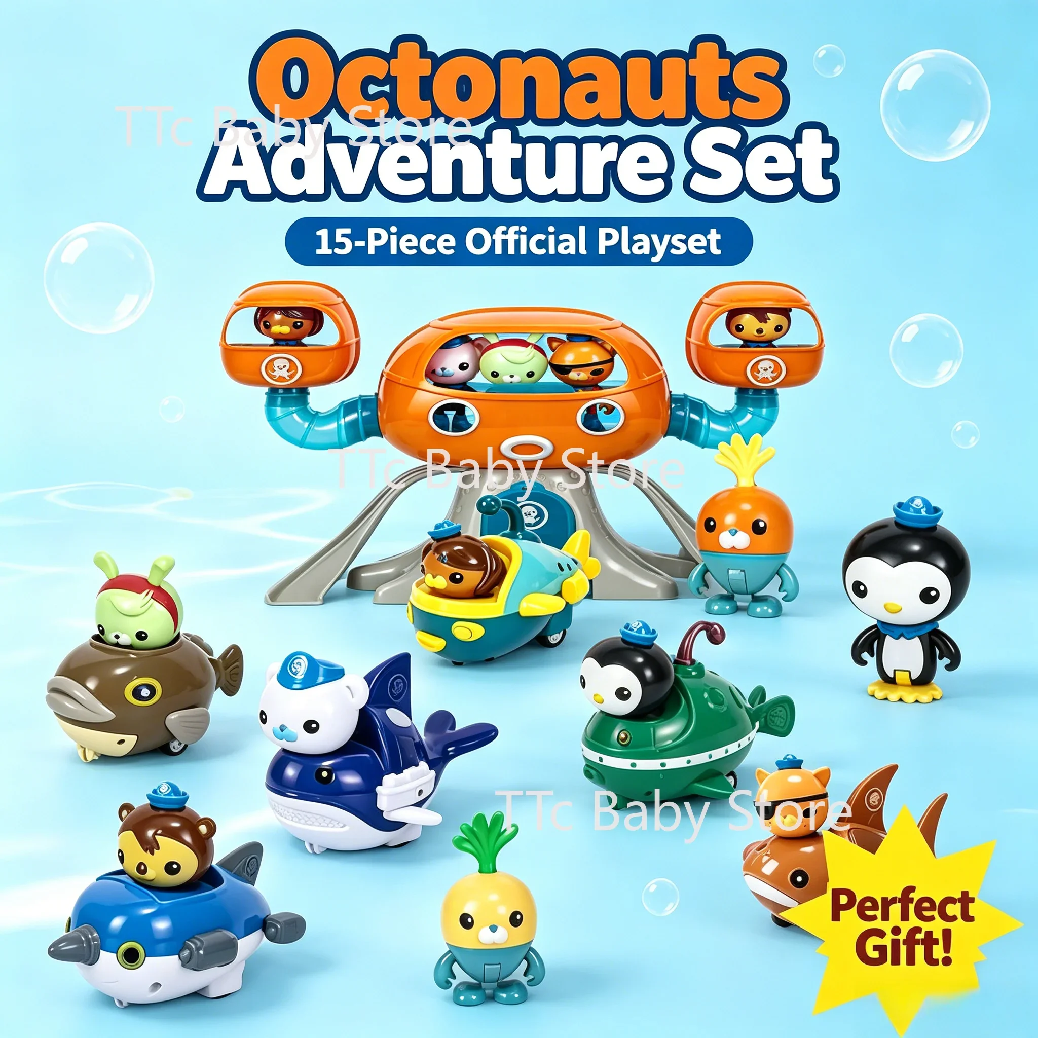 Octonauts Gift Box Edition New Style Action Figures Mini Toys Barnacles Peso Kwazii Vegimal Dashi PVC Dolls Model Kids