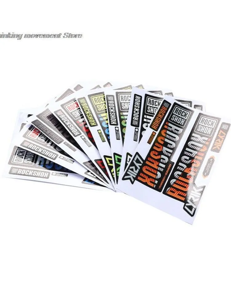 AliExpress Creative Graphics PVC Bike Fork Stickers, Self-Adhesive Protective Vinyl Decals for Mountain Bike〔YY33〕