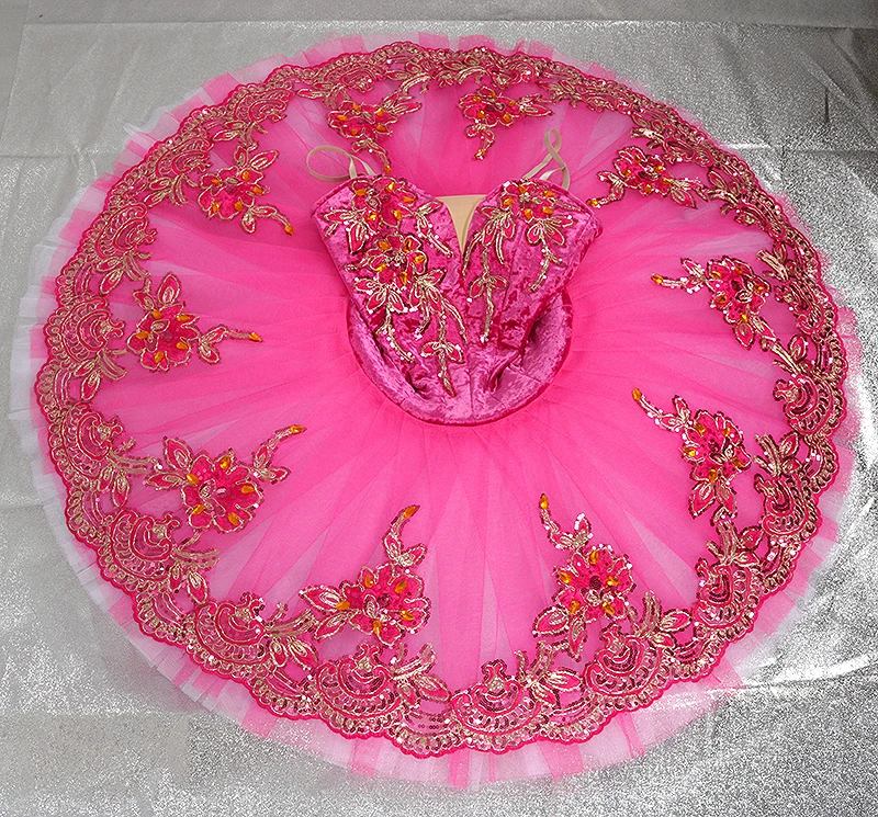 Açúcar ameixa fada profissional ballet tutu clássico ballet tutus rosa quebra-nozes desempenho tutu ballet palco traje jn9135