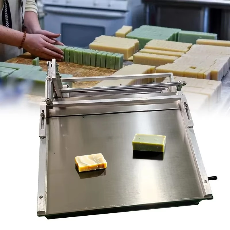 

Pneumatic Soap Bar Cutter Machine Industrial Soap Cutting Slicing System Soap Manufacturing Production Equipment