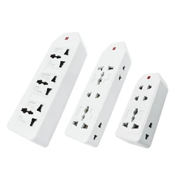 Universal Power Strip10A 250V Multiple AC Outlet Socket Without Line Rewireable Assembly Power Cord Extension Socket 10A 250V