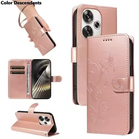Butterfly Flower Vine Case For Samsung Galaxy S20 S21 S22 S23 S24 Ultra Plus FE 5G A50 A51 A52S A53 A54 A55 Leather Book Cover