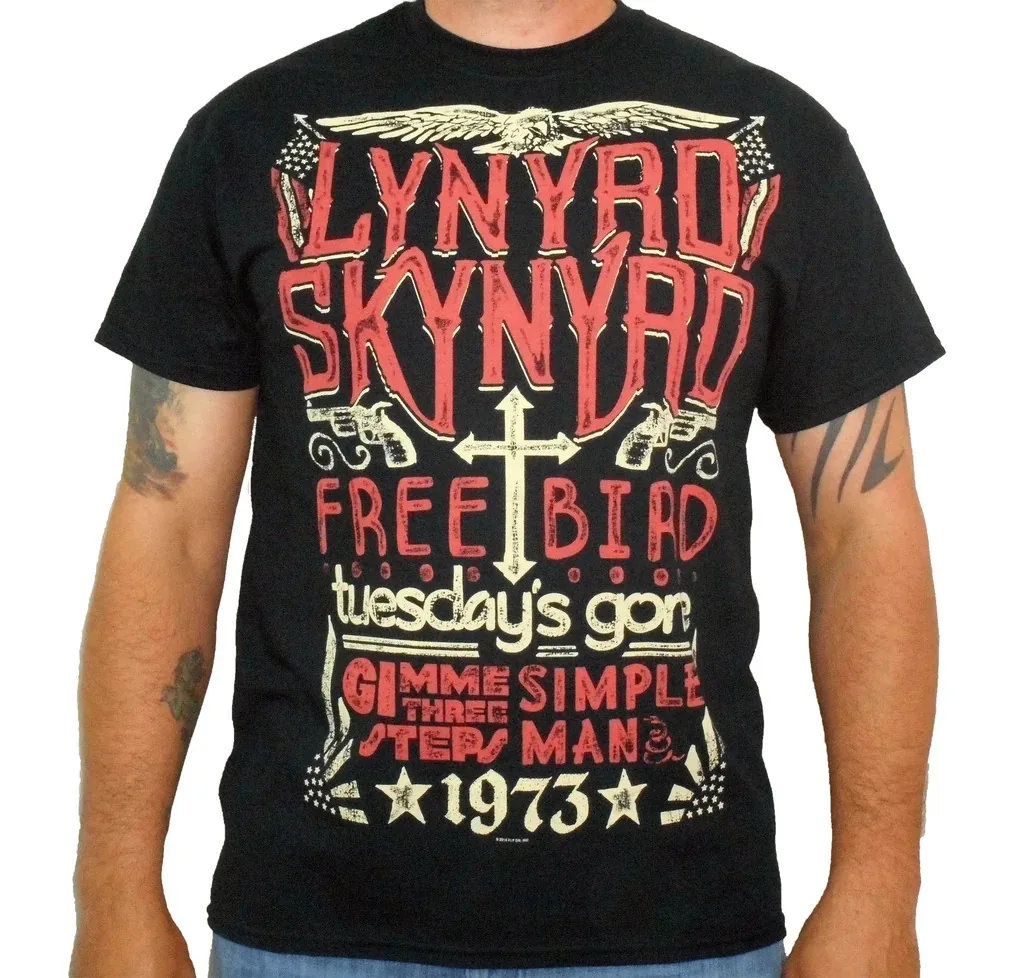 

LYNYRD SKYNYRD T-Shirt Men's and Women's Short Sleeve Luxury Brand T-shirt Summer Sports Tops Vintage Street Y2k Clothing