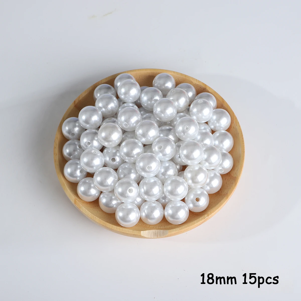 3-20mm 10-1000 stuks recht gat ABS imitatie parel beige witte armband met ronde kralen voor DIY ambachtelijke sieraden maken producten
