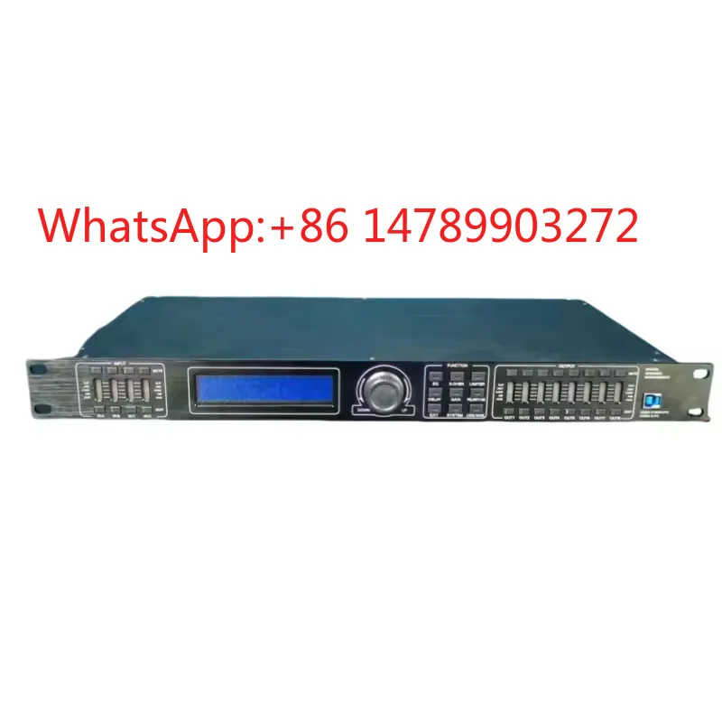 4 Input 8 Output DSP Processor Professional Stage Speaker Audio Processing Device