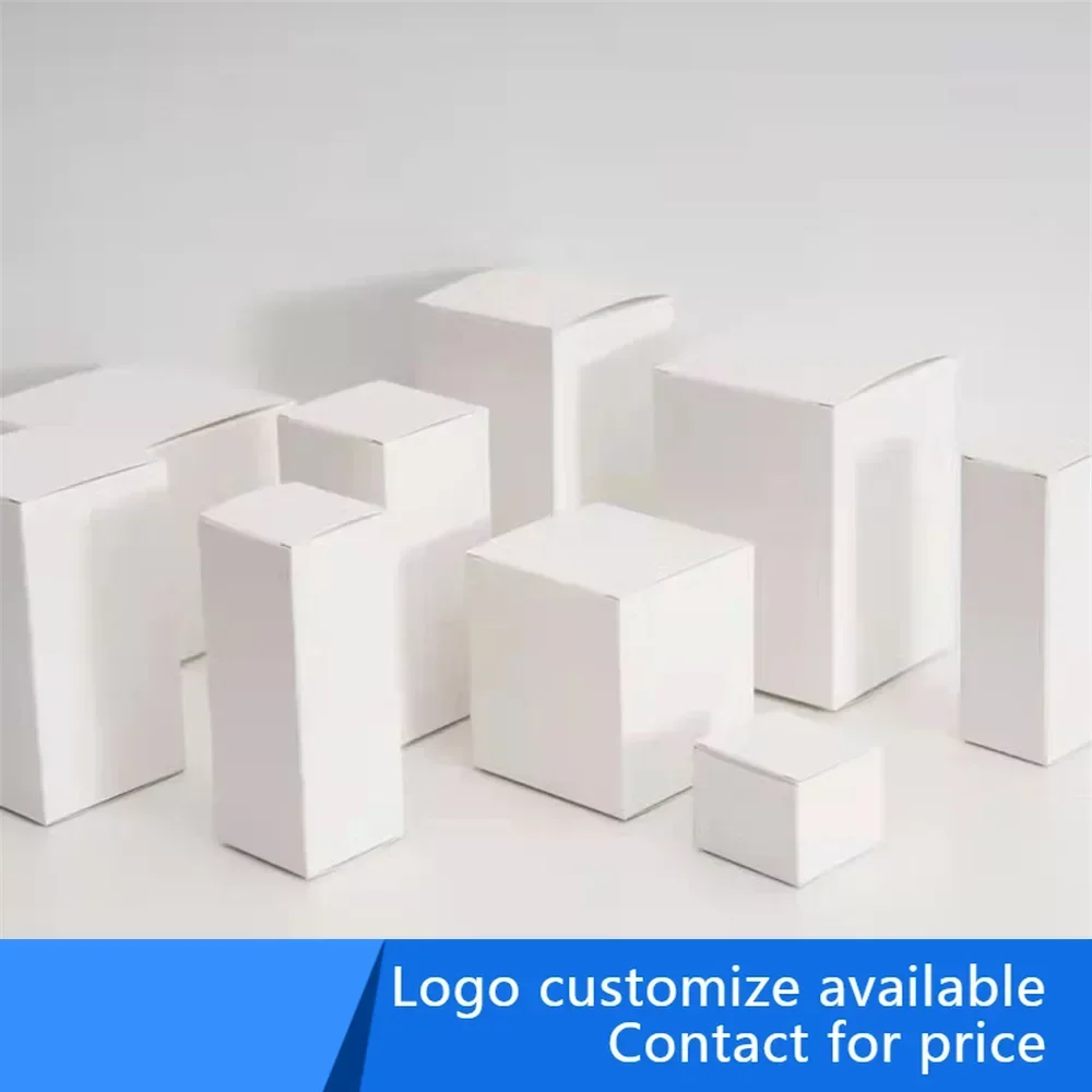 

50pcs Black Carton Kraft Paper square paper Box,small white cardboard paper packaging box,Craft Gift Soap Packaging box