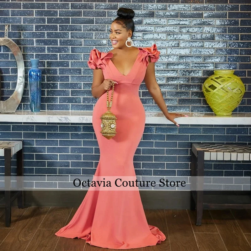 robes-de-demoiselle-d'honneur-sirene-corail-col-en-v-dos-nu-longueur-ras-du-sol-pour-invitees-de-mariage-africain-robes-de-soiree-et-de-bal-personnalisables