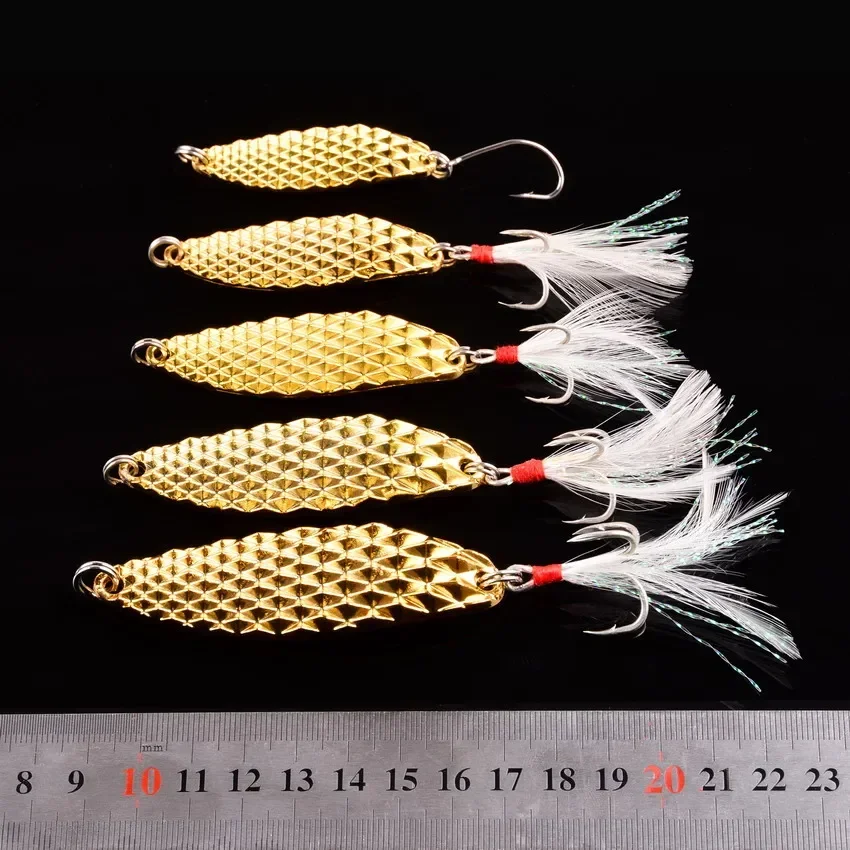 Hard Sequin Metal Fishing Lures, Diamond Spinner Bait, Artificial Bass,Hard Sequin, Steel Hook Lures, 5G, 7g, 10g, 15g, 20g, 1Pc