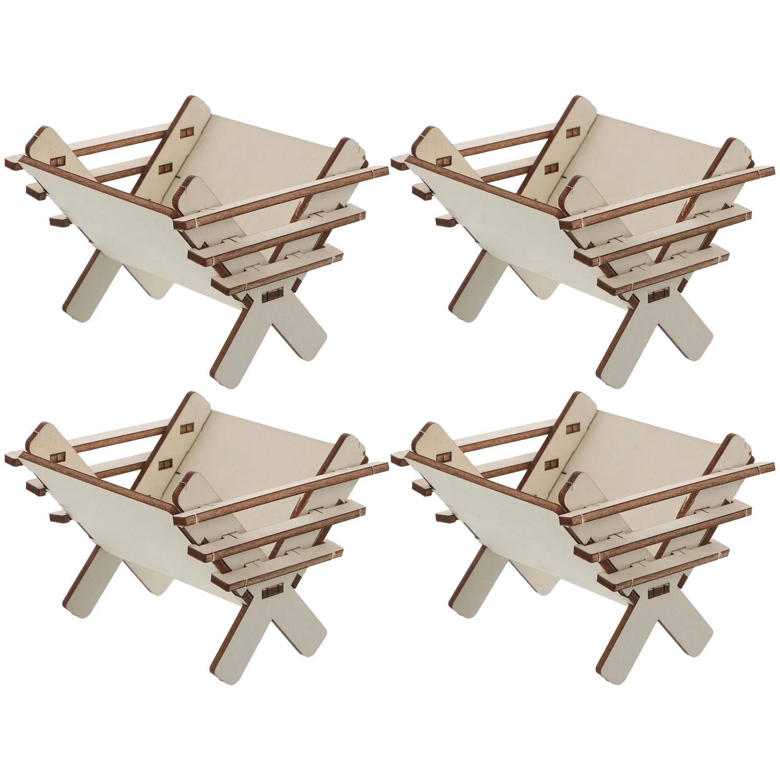 

Деревянная сцена-вагонетка для рождественского вертепа, ручная работа, декоративная деревянная композиция для праздничного стола и домашнего декора