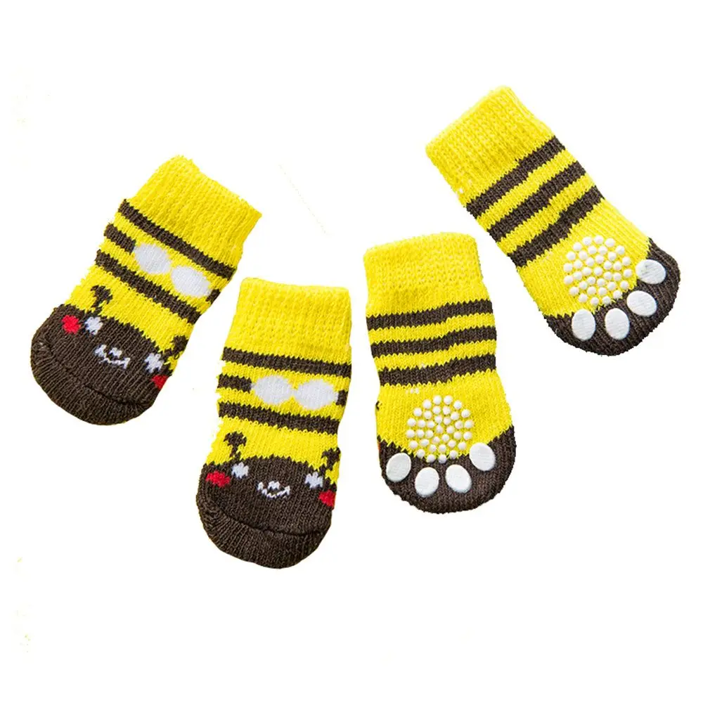 

soles Universal for cats and dogs Breathable Not easy to fall off Resilient Pet socks Pet supplies Cotton socks Dog socks