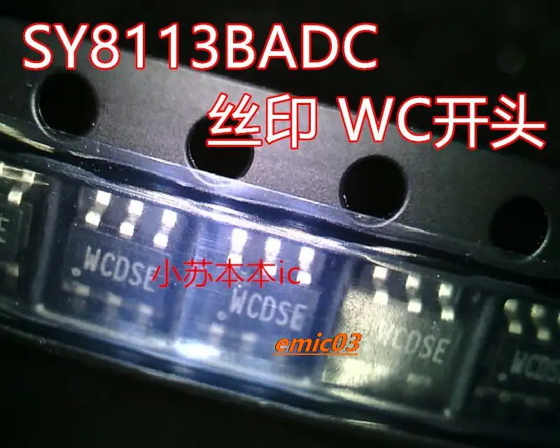 

SY8113BADC SY8113B WC SOT23