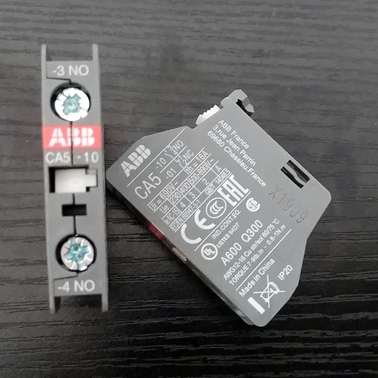 2025 بقعة ABB المقاولين نقطة اللمس المساعدة نقطة اللمس CA5-10 واحد دائما مفتوحة العلامة التجارية الجديدة الأصلية حقيقية 10069838 #4