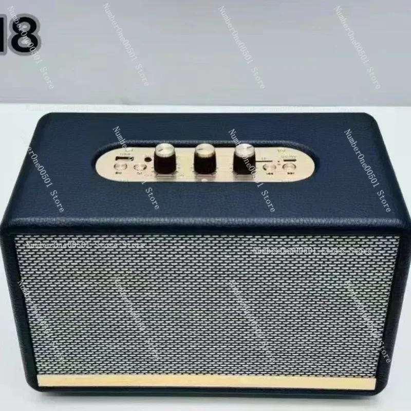 

M18 Retro Bluetooth Speaker Portable Outdoor Speaker with Bass Control TF Card Radio FM