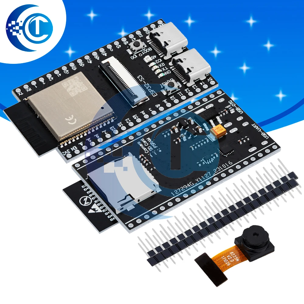 ESP32-S3-W N16R8 CAM Development Board WiFi+Bluetooth Module OV2640 Camera