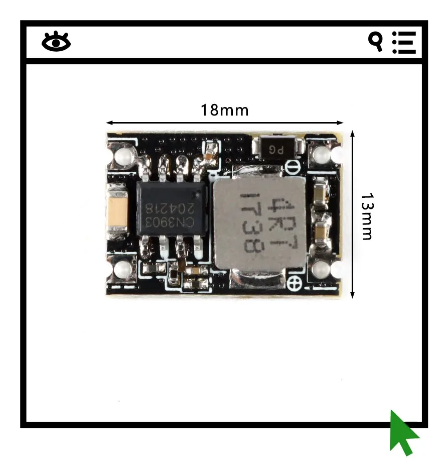 

5PCS DC-DC step-down power module 5V-30V input to 3.3V/5V output 3A mini step-down car power supply