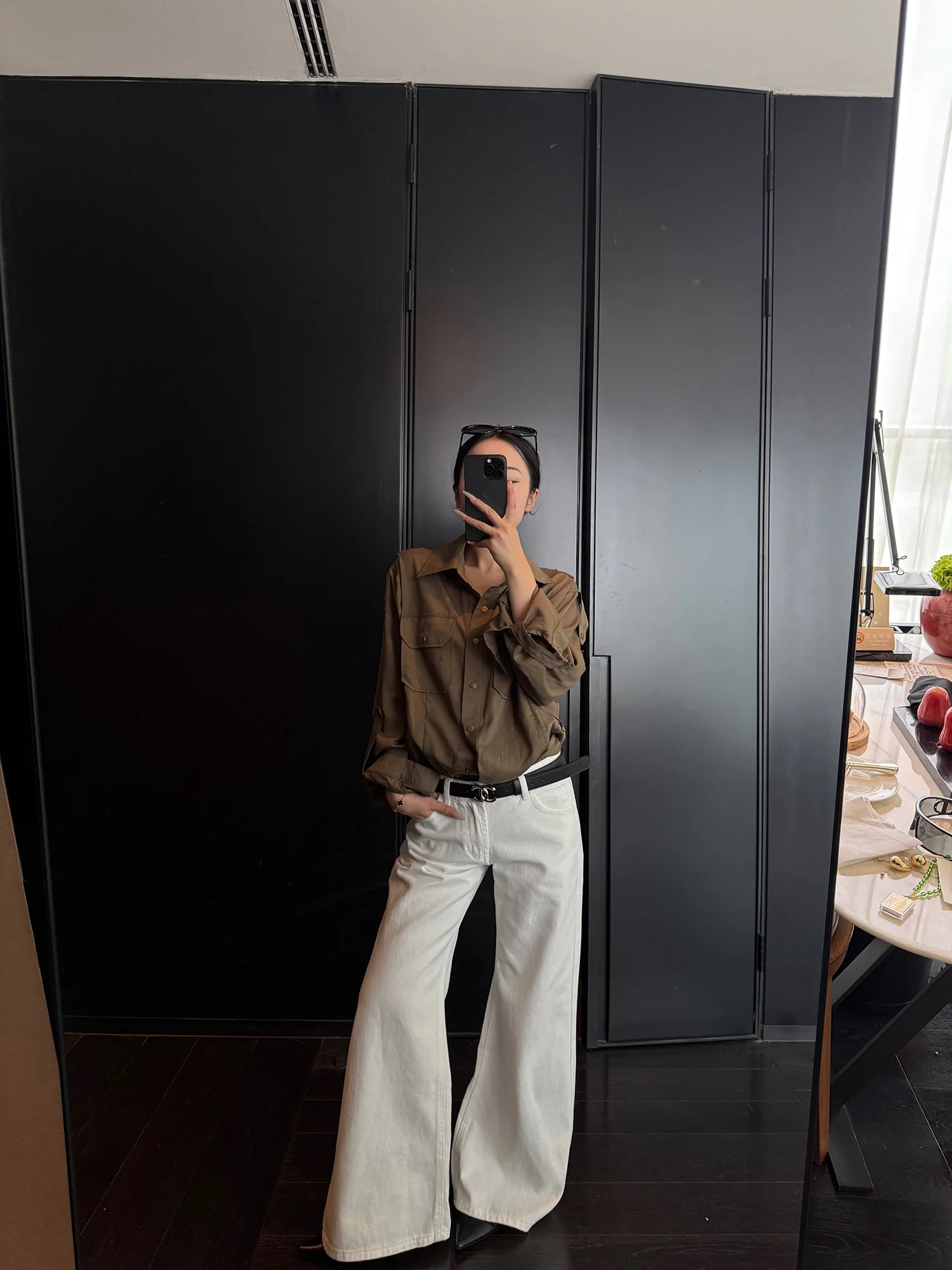 

Широкие джинсы с высокой талией, женские свободные брюки прямого кроя, повседневные удобные дышащие джинсовые брюки на молнии с застежкой-молнией