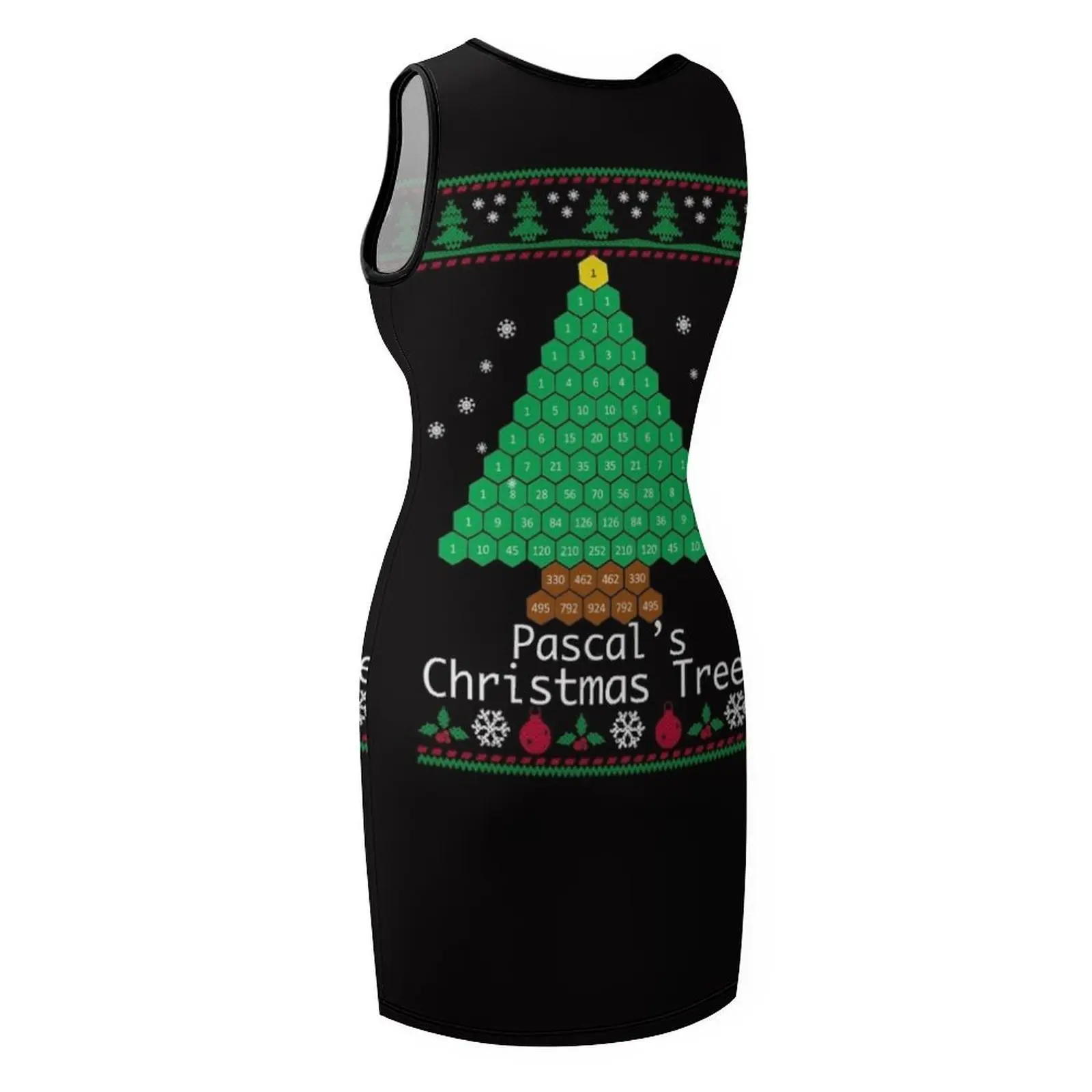 เสื้อยืดลายต้นคริสต์มาสของปาสคาล ของขวัญสำหรับผู้หญิงและผู้ชาย เสื้อแขนกุด ชุดเดรสสำหรับเด็กผู้หญิง ชุดเดรสสำหรับผู้หญิง ชุดเดรสสำหรับงานเลี้ยงค็อกเทล