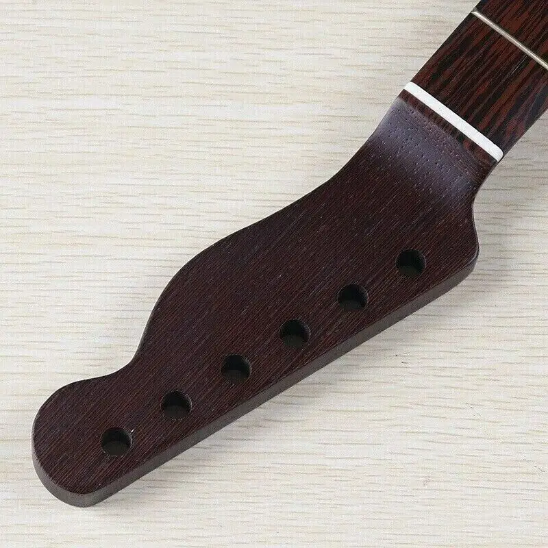 

Tele Handmade Electric Guitar Neck 21 Frets Handmade WENGE Abalone Dot Gloss