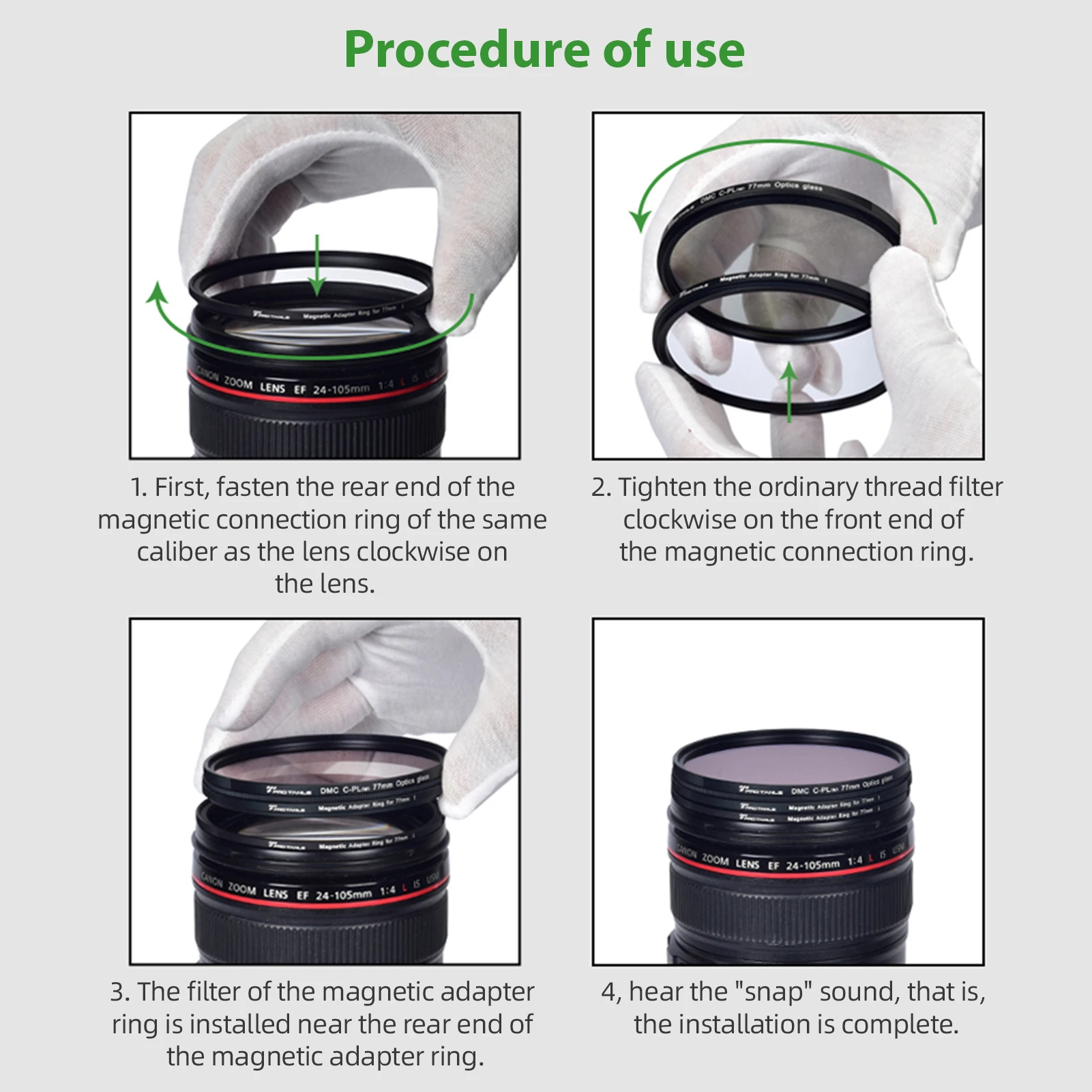 PRO TANLE Magnetic Filter Adap - Lens Adapter Ring recension och pris