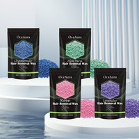 OceAura Hair Removal Wax Beans Armpits Legs Bikini Areas Face Body Depilatory Quick Painless Waxing Gentle Dry Smooth Skin Care