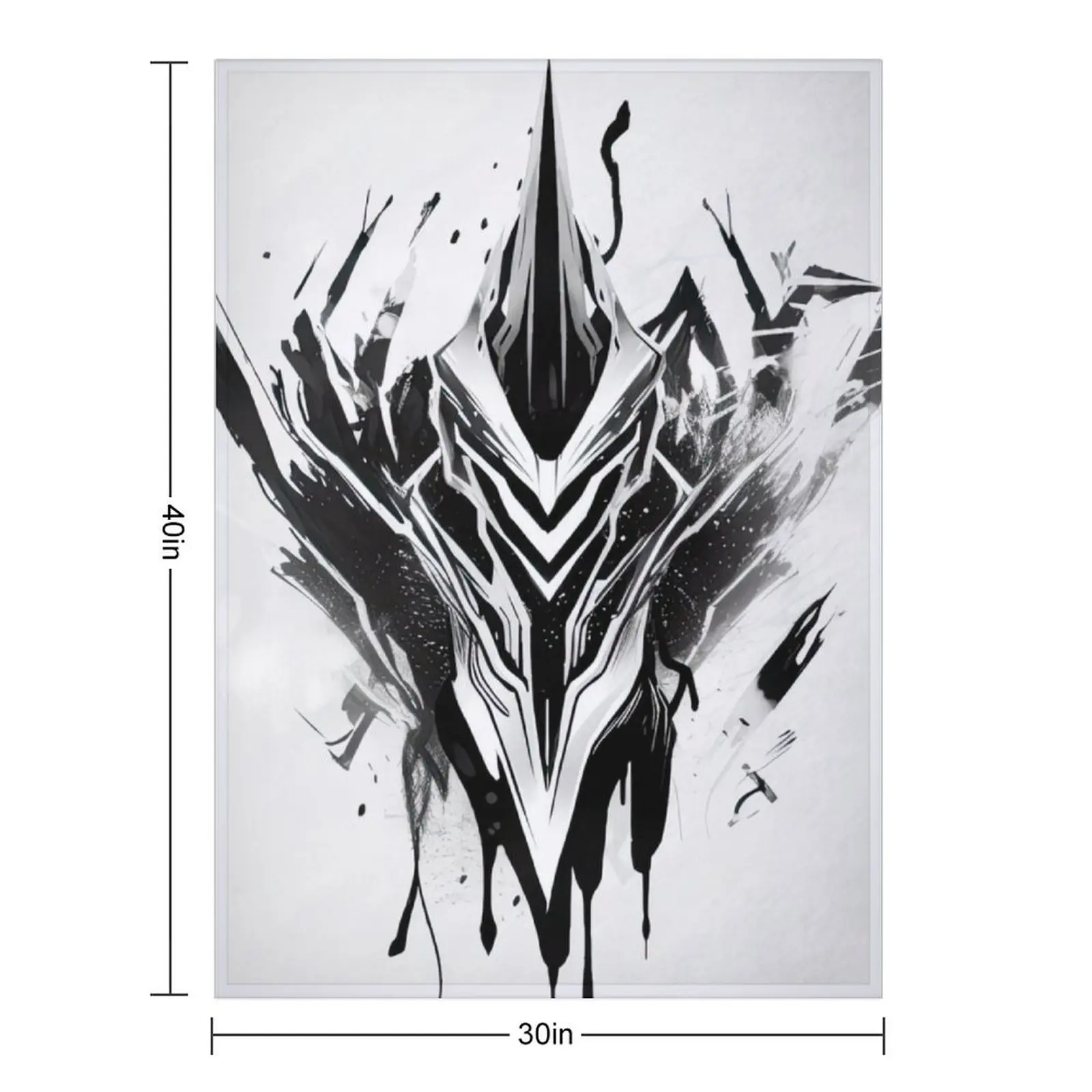 شعار warframe رمي بطانية الزخرفية الناعمة الكبيرة الفاخرة St أغطية السرير البطانيات #3