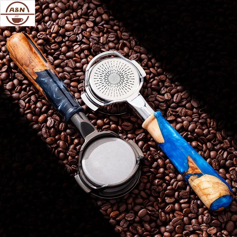 Portafiltro sin Fondo de 58 mm de Diseño Premium, Compatible con E61, Flair, ECM, Rocket, Synesso, Rancilio Silvia