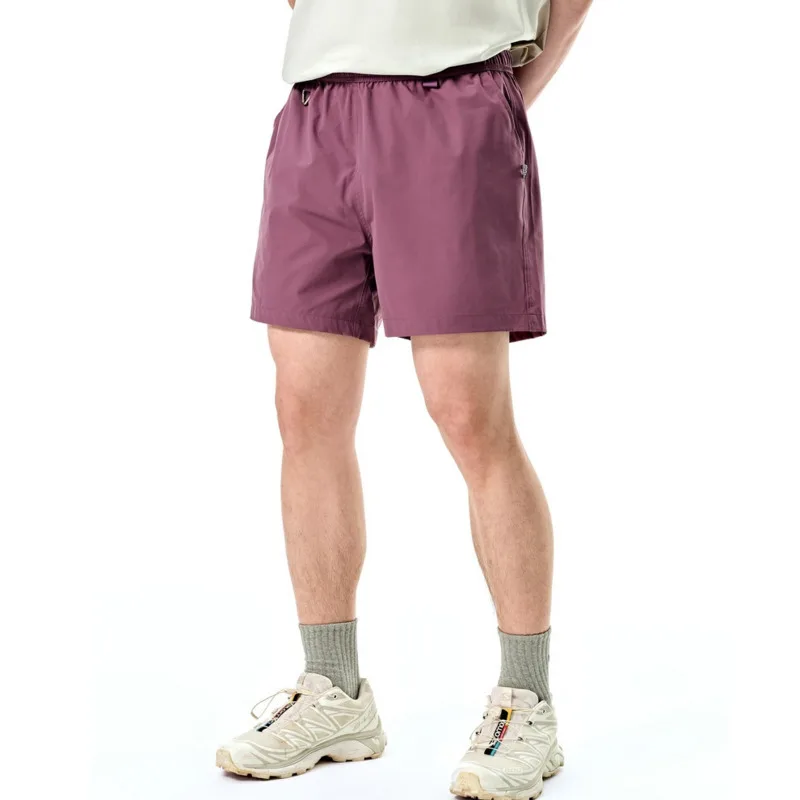 

Мужская одежда, шорты, весна-лето, новые модные брендовые уличные однотонные шорты с пятью точками, карман на шнурке, съемная сумка 1NI4