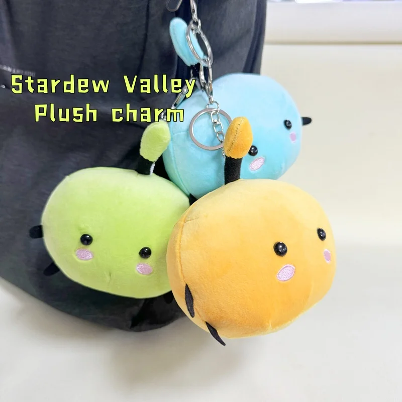 Chaveiro de pelúcia dos desenhos animados stardew valle, mochila, boneca, decoração, pendurado, boneca de pelúcia macia, presente de natal para meninos e meninas