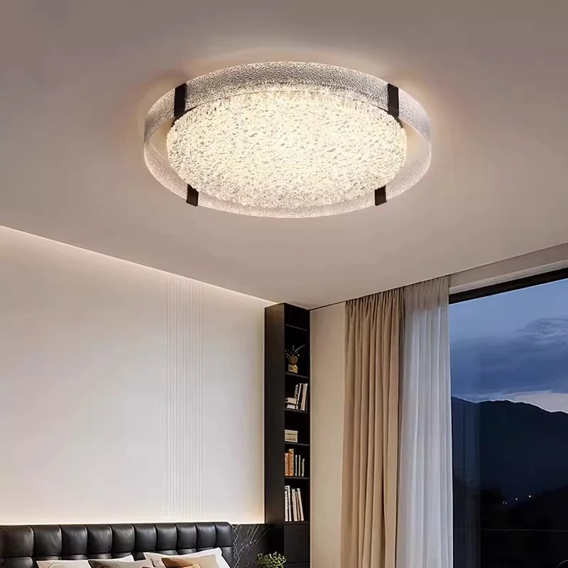 Modern Minimalist Crystal Acrylic Ceiling Light Living Room Bedroom Balcony Foyer Corridor Staircase High-end and Classy Fixture