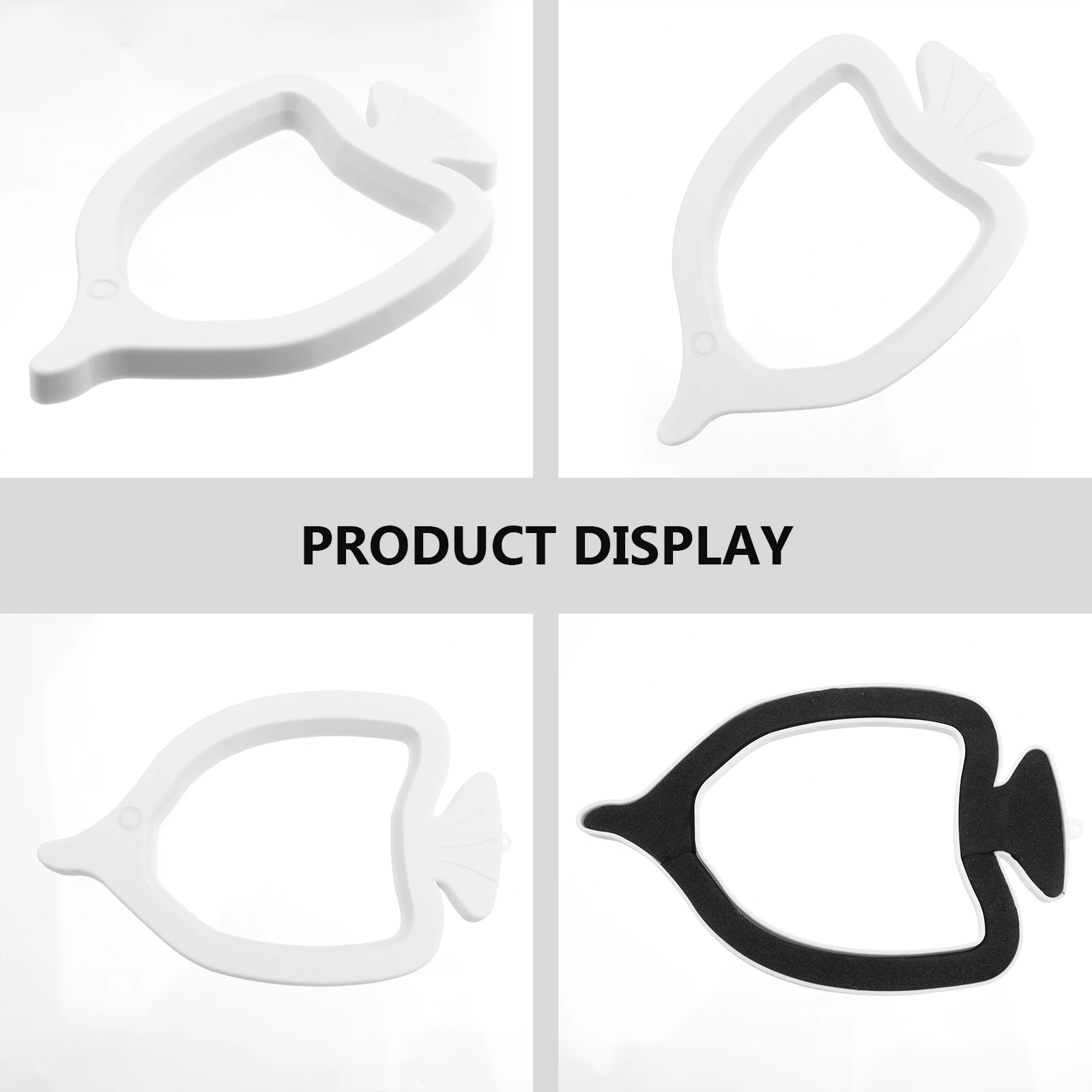 

2Pcs Fish Feeding Circle PVC Lightweight Durable Aquarium Tank Accessory Movable Feeder Fixed Supplies